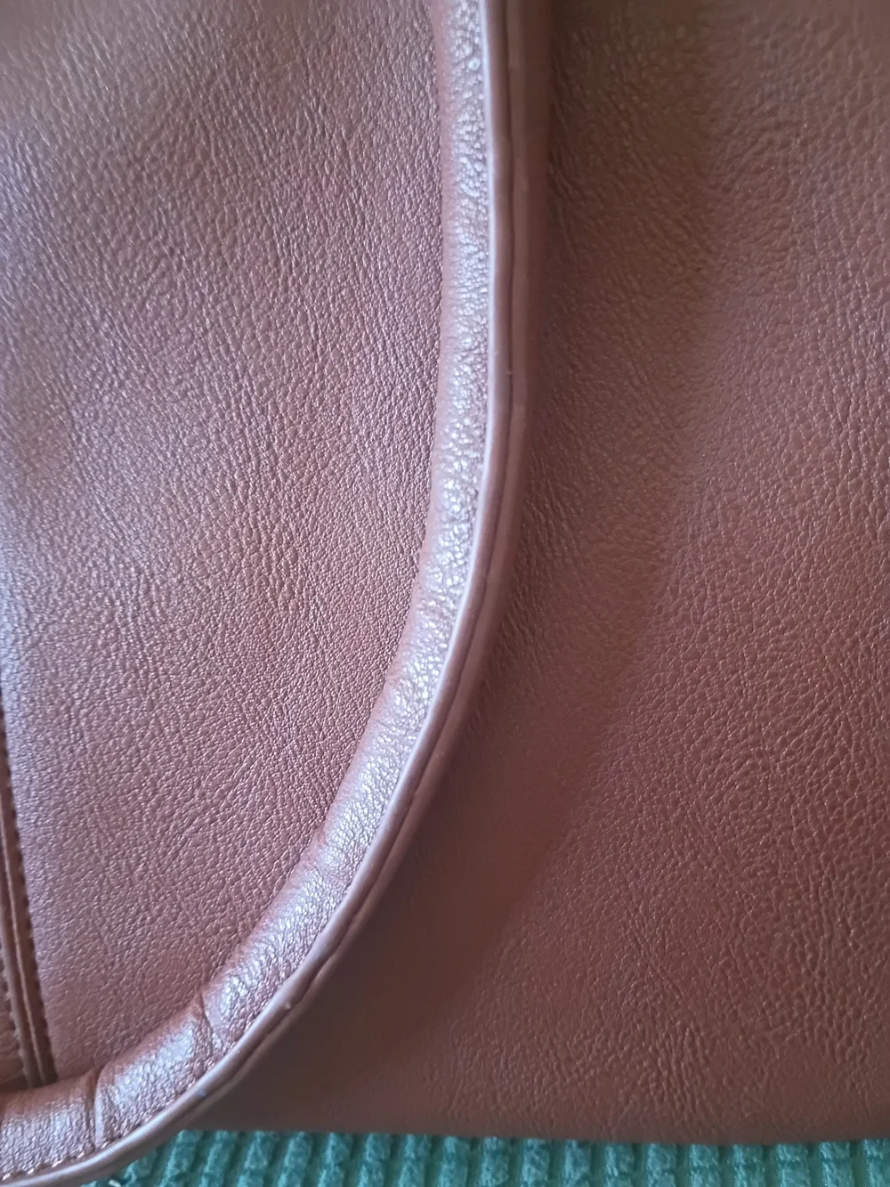BCBG Mauve Brown Tote Bag with Gold Hardware